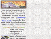 Tablet Screenshot of kauai-woodandpaper.com